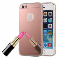 Zrcalni pokrov za iPhone 5 / 5S / SE (2016) - roza