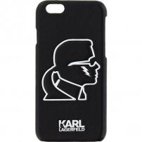 Karl Lagerfeld Zaščitna prevleka za trde torbe za iPhone 6 / 6S - črna