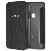 Guess ovitek za knjige Kaia za iPhone X / XS - črna