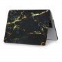 Mat prevleka za MacBook Air 13'' (A1932 / A2179 / A2337) - črno-zlato marmorja