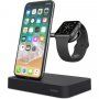 Belkin valetno polnjenje za Apple Watch in iPhone - črna