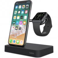 Belkin valetno polnjenje za Apple Watch in iPhone - črna