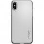 Spigen Thin Fit slim ovitek za iPhone X - srebro