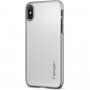 Spigen Thin Fit slim ovitek za iPhone X - srebro