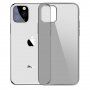 Baseus prozorna mehka plastična prevleka za iPhone 11 Pro Max - črna