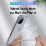 Baseus prozorna mehka plastična prevleka za iPhone 11 Pro Max - črna