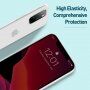 Baseus silikonski prozorni pokrov za iPhone 11 Pro Max - bela
