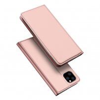 Prevlečna torba Dux Ducis s stojalom za iPhone 11 Pro - roza-zlato