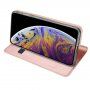 Prevlečna torba Dux Ducis s stojalom za iPhone 11 - roza-zlato