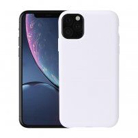 Howmark mehko gumijasto prevleko za iPhone 11 Pro Max - bela