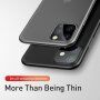 Baseus ultra tanek prozoren mat pokrov za iPhone 11 Pro - črna
