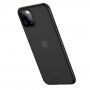Baseus ultra tanek prozoren mat pokrov za iPhone 11 Pro - črna