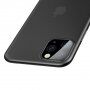Baseus ultra tanek prozoren mat pokrov za iPhone 11 Pro - črna