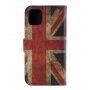 Etui z zastirko z retro retro zastavo Anglija za iPhone 11 Pro - barvita