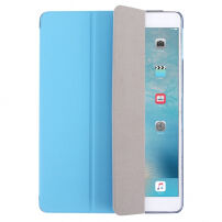 Kovček z stojalom in hrbtom iz kaljene plastike za iPad 9,7" (2017/2018) / Air - modro