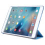 Kovček z stojalom in hrbtom iz kaljene plastike za iPad 9,7" (2017/2018) / Air - modro