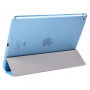 Kovček z stojalom in hrbtom iz kaljene plastike za iPad 9,7" (2017/2018) / Air - modro