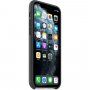 Prava usnjena jabolka Apple za iPhone 11 Pro Max - črna