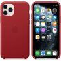 Prava usnjena jabolka Apple za iPhone 11 Pro Max - rdeče