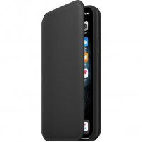 Originalni Apple Folio usnjeni flip etui za iPhone 11 Pro Max - črna