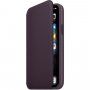 Originalni Apple Folio usnjeni flip etui za iPhone 11 Pro Max - vijoličasta