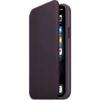 Originalni Apple Folio usnjeni flip etui za iPhone 11 Pro Max - vijoličasta
