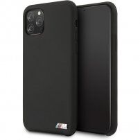 Silikonski ovitek BMW za iPhone 11 Pro Max - črna