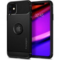 Spigen robusten oklep za iPhone 11 - črna