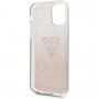 Guess Solid Glitter bleščeči ovitek za iPhone 11 Pro Max - roza