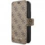 Guess 4G Book flip etui za iPhone 11 - rjava