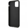 Guess, prelivna prevleka za iPhone 11 Pro Max - črna