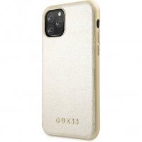 Guess, prelivna prevleka za iPhone 11 Pro Max - zlati