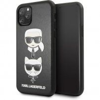 Karl Lagerfeld & Choupette ovitek za iPhone 11 Pro Max - črna
