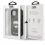 Karl Lagerfeld ovitek z režo za kartico za iPhone 11 Pro Max - črna