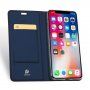 DUX DUCIS flip ovitek za iPhone XR - temno modra
