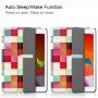 Etui s funkcijo spanja za iPad 10,2" (2019-2021) - barvni kvadratki