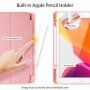 DUX DUCIS Domo etui s prostorom za Apple Pencil in funkcija spanja za iPad 10,2" (2019-2021) - roza