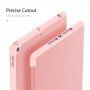 DUX DUCIS Domo etui s prostorom za Apple Pencil in funkcija spanja za iPad 10,2" (2019-2021) - roza