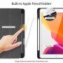 DUX DUCIS Domo etui s prostorom za Apple Pencil in funkcija spanja za iPad 10,2" (2019-2021) - črna