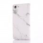 Flip etui z marmornatim vzorcem za iPhone SE (2020/2022)/8/7 - siva