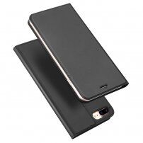 Prevlečna torba Dux Ducis s stojalom za iPhone 7 Plus / 8 Plus - temno siva