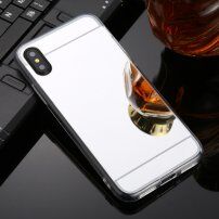 Zrcalni ovitek za iPhone XS Max - srebro