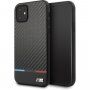 BMW M Carbon Tricolore ovitek za iPhone 11 Pro Max - črna