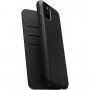 Nomad Folio usnjeni flip etui za iPhone 11 Pro Max - črna