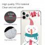 Ovitek iz mehke plastike snežak za iPhone 11 Pro Max - pregleden