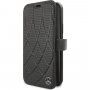 Mercedes Quilted Perf flip etui za iPhone 11 Pro Max - črna