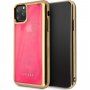 Guess prevleko za uro iz stekla za sijoče teme iPhone 11 Pro Max - roza