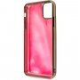 Guess prevleko za uro iz stekla za sijoče teme iPhone 11 Pro Max - roza