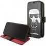 Karl Lagerfeld Ikonik flip etui za iPhone 11 - črna