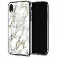 Spigen & Ciel by CYRILL ovitek iz kolekcije Cecile za iPhone XR - sivi marmor